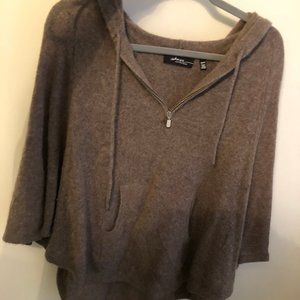 Beige Cashmere Poncho
